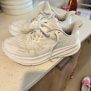 Hoka White Running Shoes